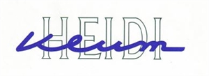 Heidis erstes Logo